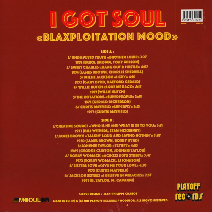 Various Artists - I Got Soul - Blaxploitation Mood