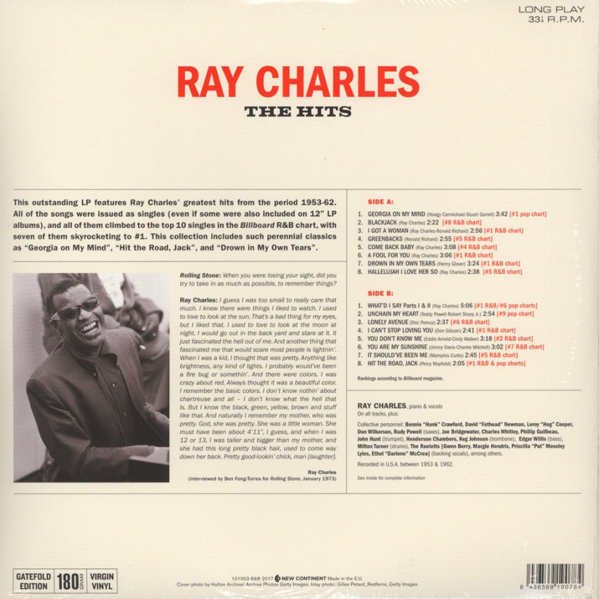 Ray Charles - Ray Charles ‎– The Hits