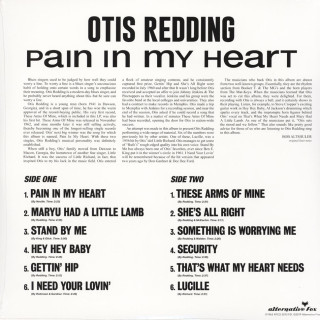Otis Redding - Pain In My Heart