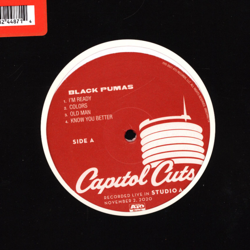 Black Pumas - Capitol Cuts - Live From Studio A (Limited Red Vinyl Edition)