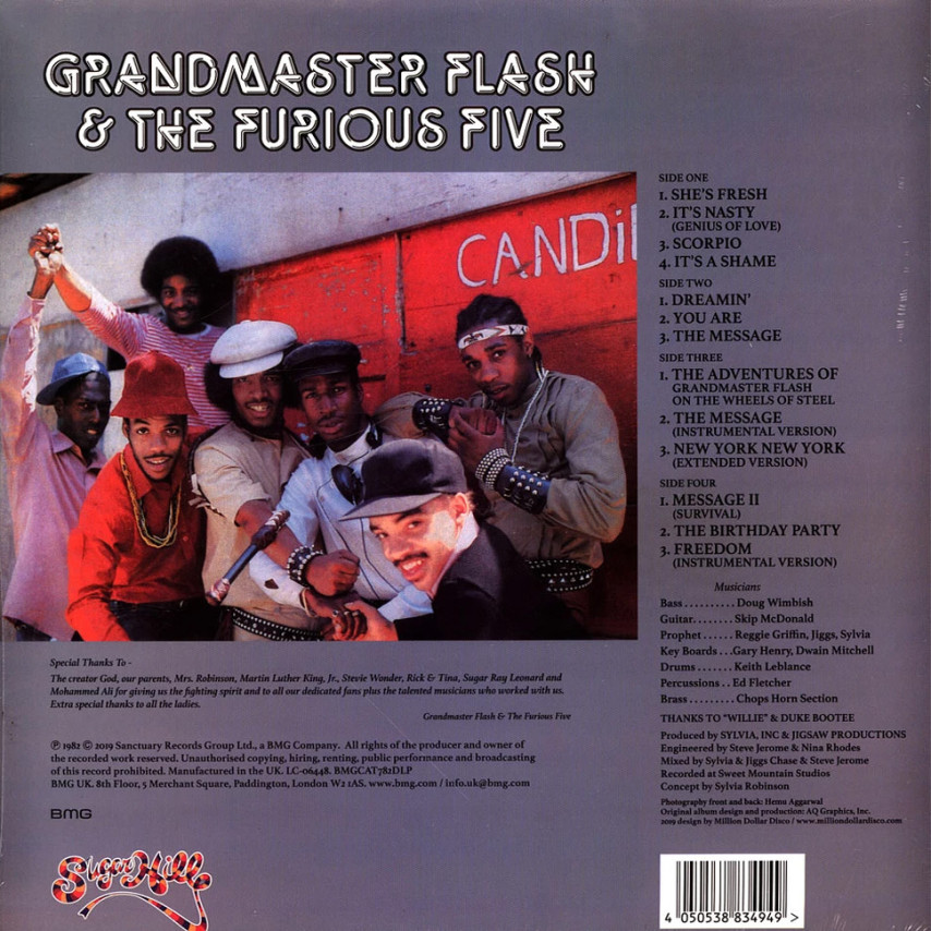 GRANDMASTER FLASH & THE FURIOUS FIVE – The Message [12 Version