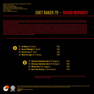 Chet Baker - Round' Midnight 79 (Remastered)
