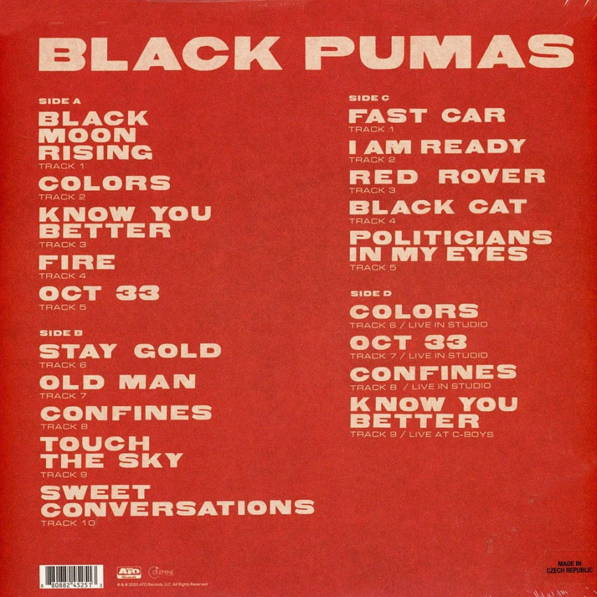 Black Pumas - Black Pumas (Deluxe Edition)