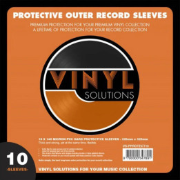 Vinyl Solutions - Premium Protective Outer Record Sleeves - 10 Pack