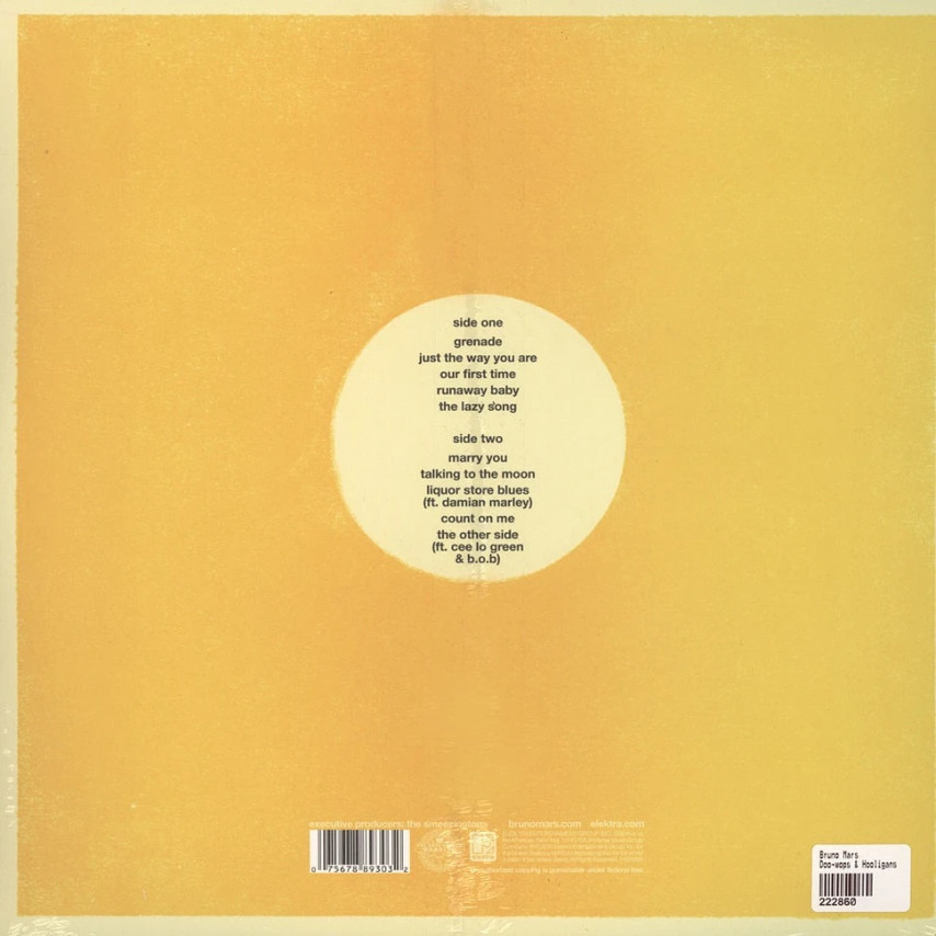 Bruno Mars - Doo-Wops & Hooligans