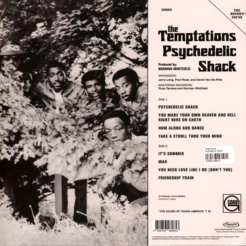The Temptations - Psychedelic Shack
