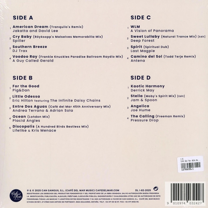 Various Artists - Cafe Del Mar