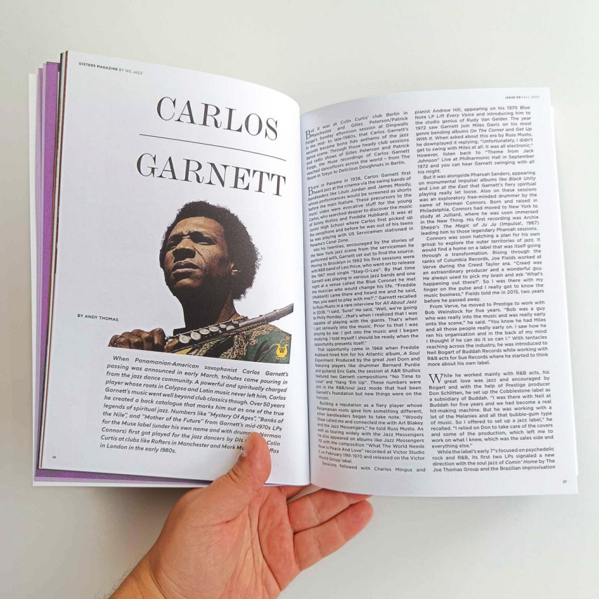 We Jazz Magazine - Oisters - Issue 09 - Fall 2023