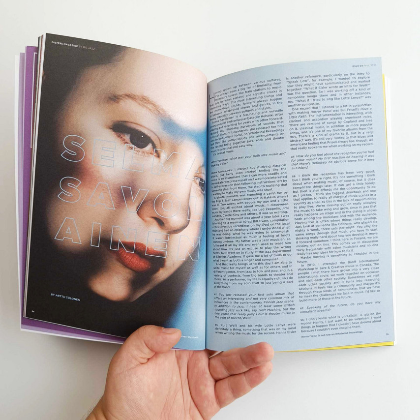 We Jazz Magazine - Oisters - Issue 09 - Fall 2023