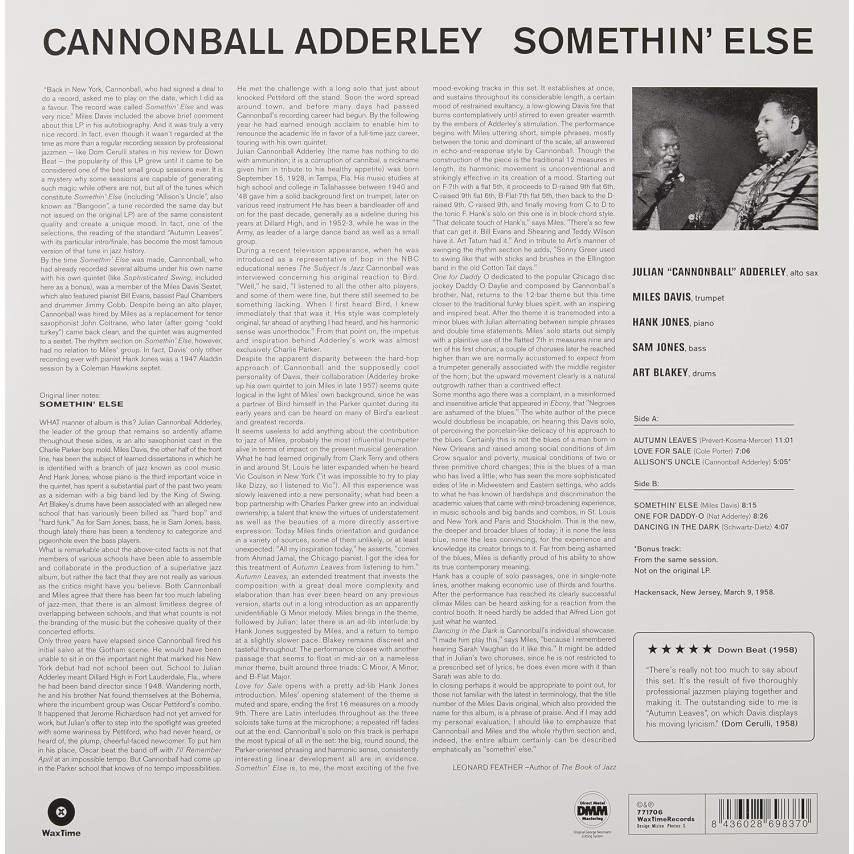 Cannonball Adderley - Somethin' Else