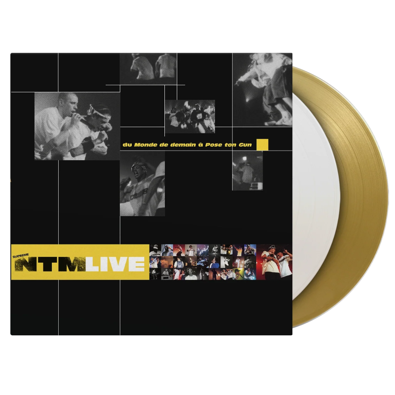 Suprême NTM - Live (Du monde de demain à Pose ton Gun) (White & Gold Vinyl 2LP)