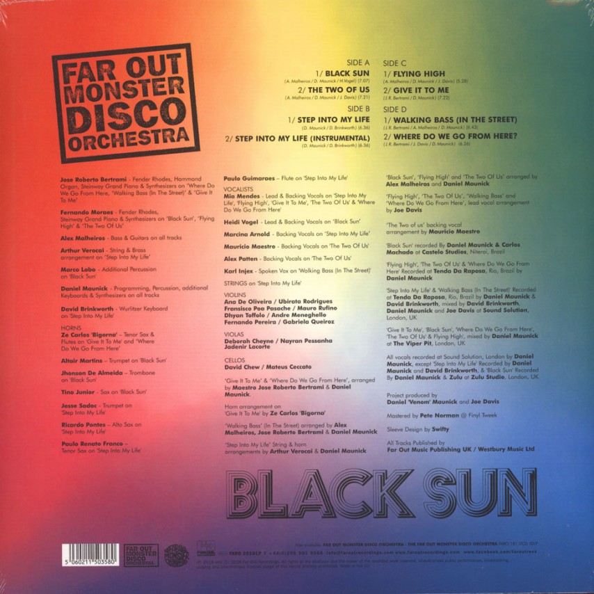 Far Out Monster Disco Orchestra - Black Sun грамофонна плоча от MyVinyl