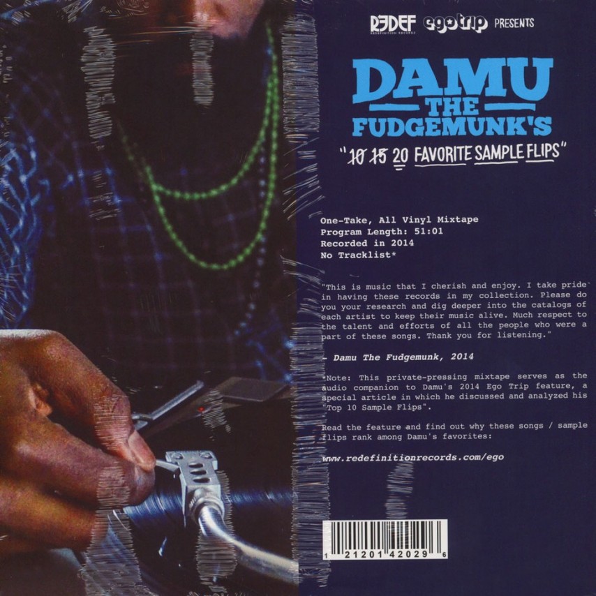 Damu The Fudgemunk - 20 Favorite Sample Flips